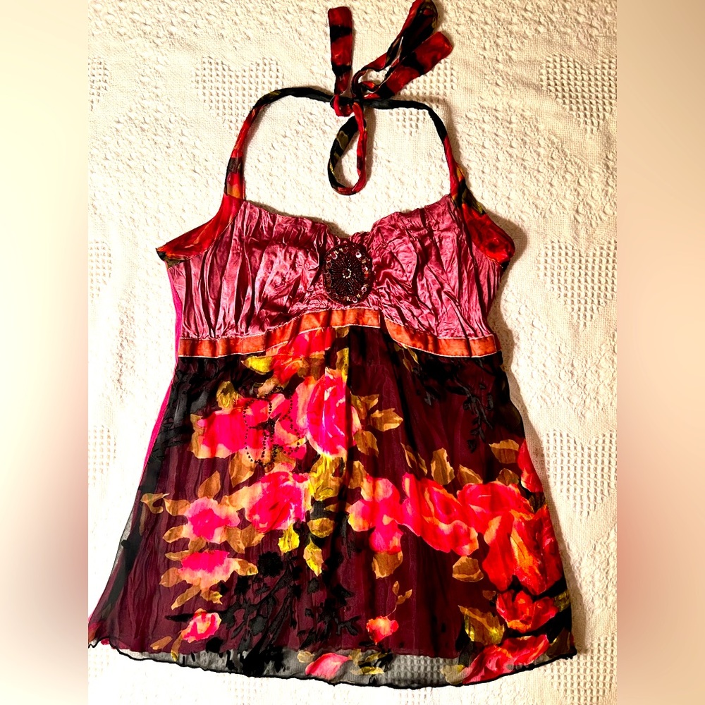 Dressy pink top , small